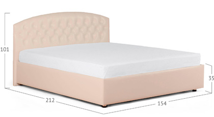 Кровать двуспальная Пальмира Модель 380