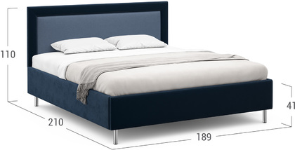 Кровать двуспальная MOON FAMILY 1228 180х200